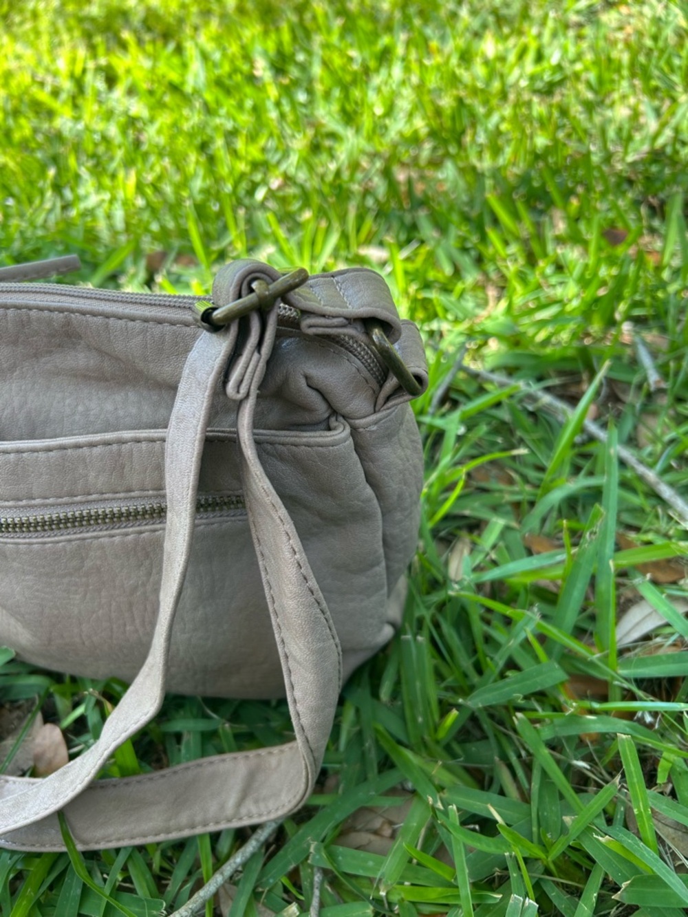 Bueno Taupe/Beige Crossbody Bag - Picture 5 of 10